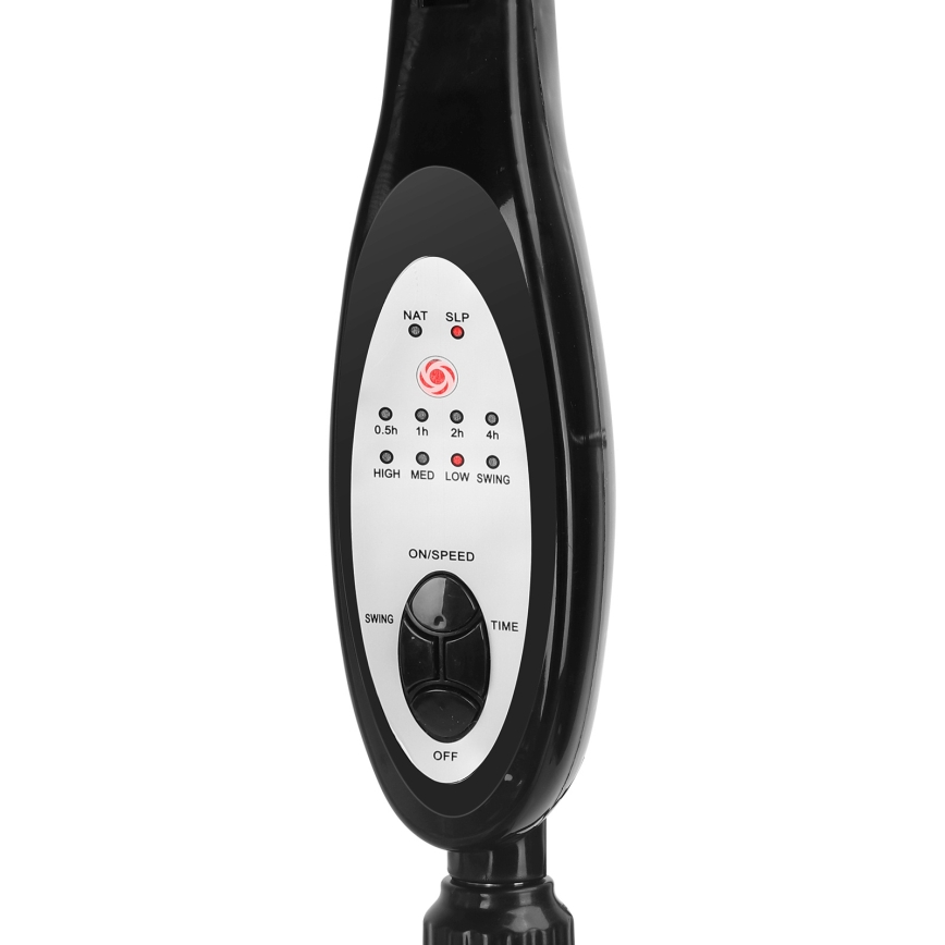 ZEVENTI - Ventilator de podea FLOW, 55 W / 230 V, 130 cm, negru + telecomandă