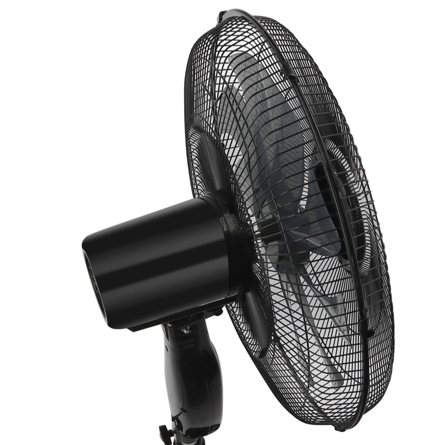 ZEVENTI - Ventilator de podea FLOW, 55 W / 230 V, 130 cm, negru + telecomandă