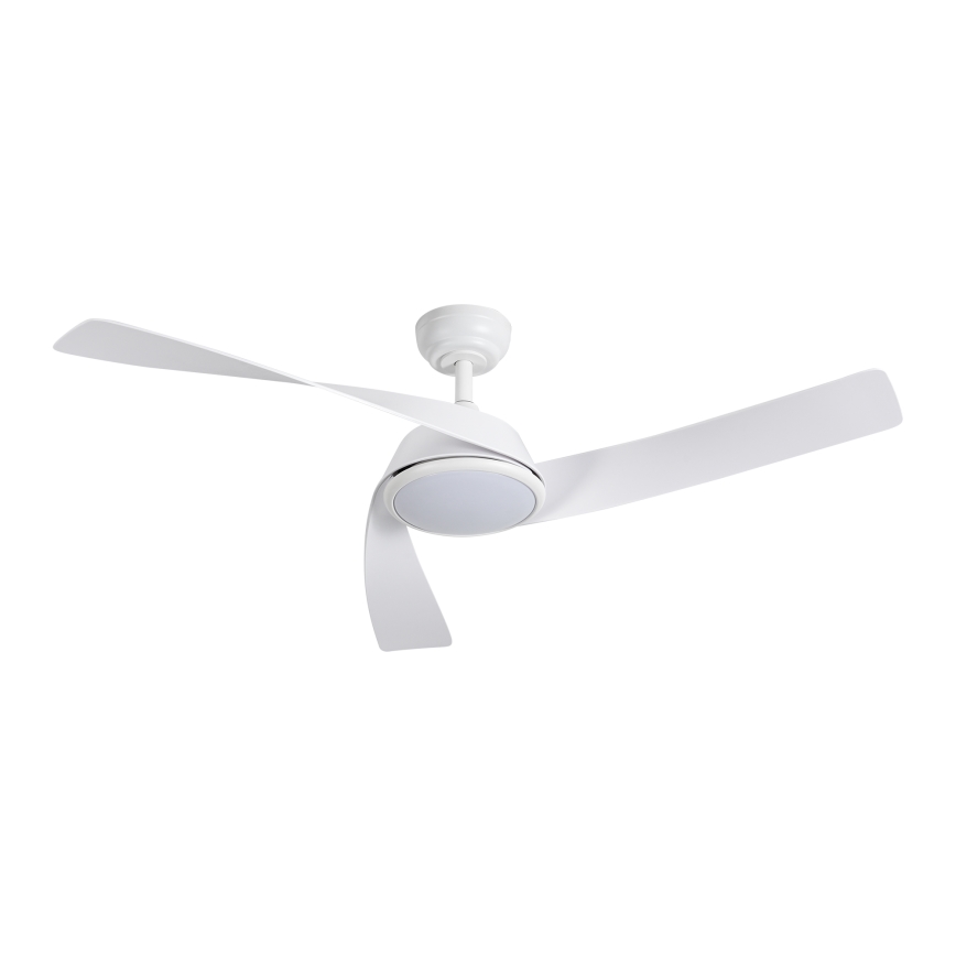ZEVENTI - Ventilator de tavan LED dimerizabil AERYS, 24W, 230V, 3000/4000/6000K, Wi-Fi Tuya, alb + telecomandă