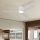 ZEVENTI - Ventilator de tavan LED cu reglare a intensității AUREX LED/24W/230V 3000/4000/6000K Wi-Fi Tuya alb + telecomandă