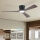 ZEVENTI - Ventilator de tavan LED dimabil AUREX LED/24W/230V 3000/4000/6000K Wi-Fi Tuya negru/nuc + telecomandă