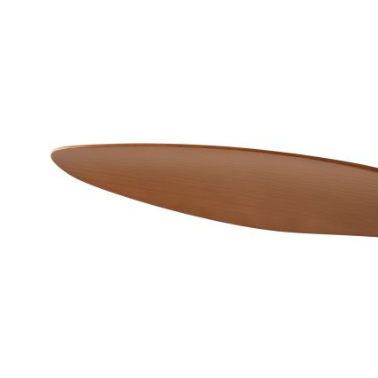 ZEVENTI - Ventilator de tavan LED MURO LED/18W/230V 3000/4000/6000K Wi-Fi Tuya negru + telecomandă