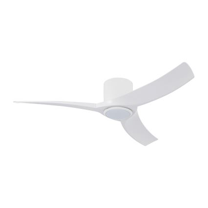 ZEVENTI - Ventilator de tavan LED dimmabil ORBITO, 24W/230V, 3000/4000/6000K, Wi‑Fi Tuya, alb, cu telecomandă