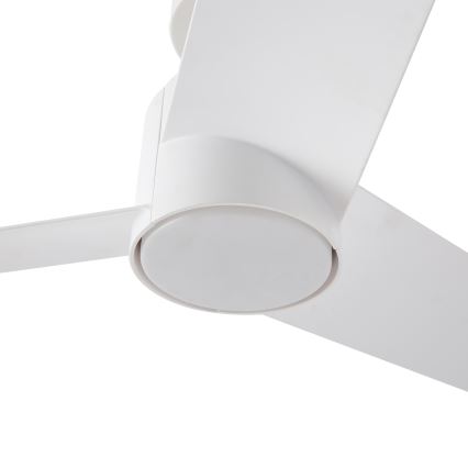 ZEVENTI - Ventilator de tavan ORVIETO LED, 18W, 230V, 3000/4000/6000K, Wi-Fi Tuya, alb + telecomandă
