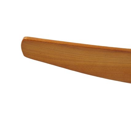 ZEVENTI - Ventilator de tavan SPELLO Wi-Fi Tuya negru/stejar + telecomandă