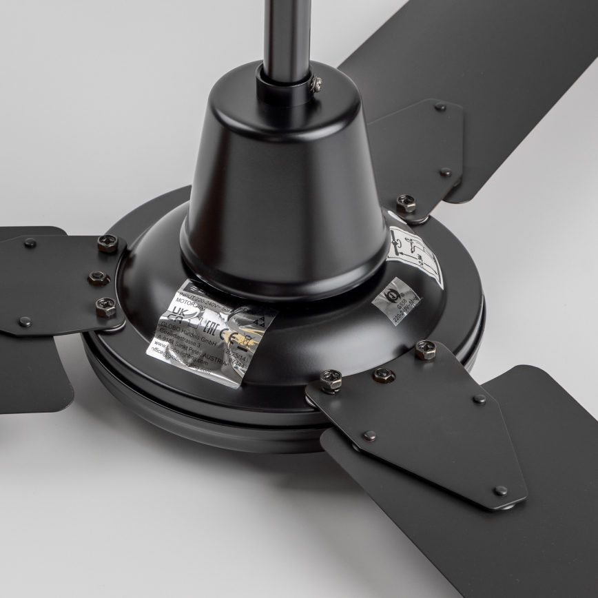 ZEVENTI - Ventilator de tavan TOFINO negru