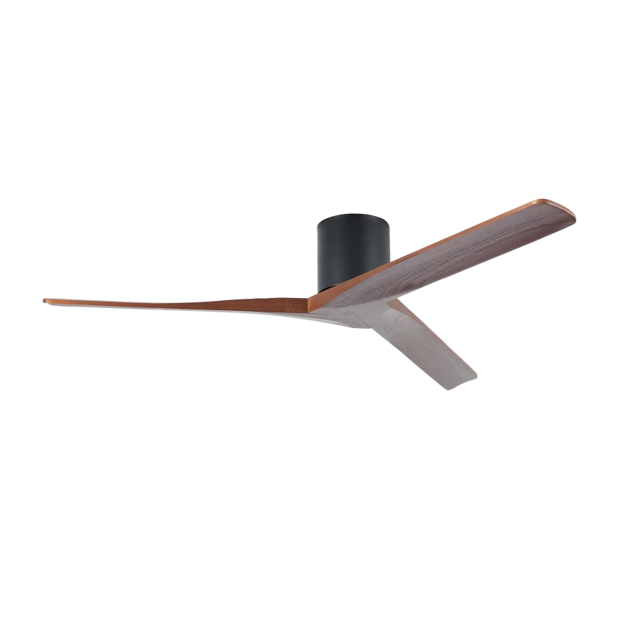 ZEVENTI - Ventilator de tavan VELLON Wi-Fi Tuya negru/nuc + telecomandă