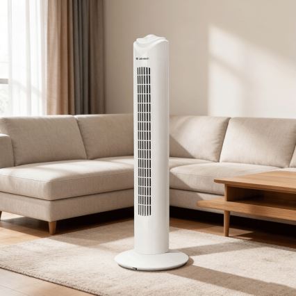 ZEVENTI - Ventilator tip coloană FLOW 45W/230V alb