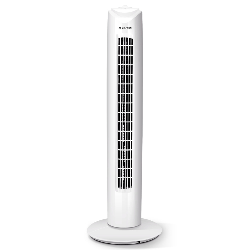 ZEVENTI - Ventilator tip coloană FLOW 45W/230V alb