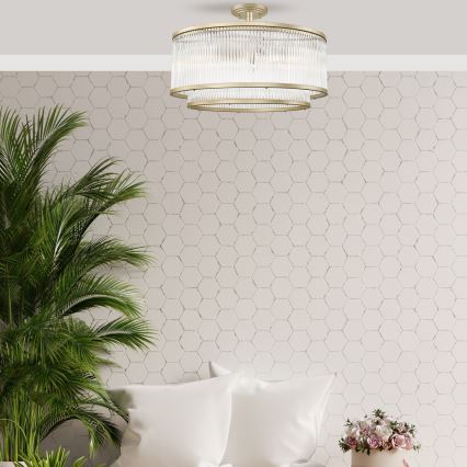 Zuma Line - Lustră aplicată 6xE14/60W/230V, alamă