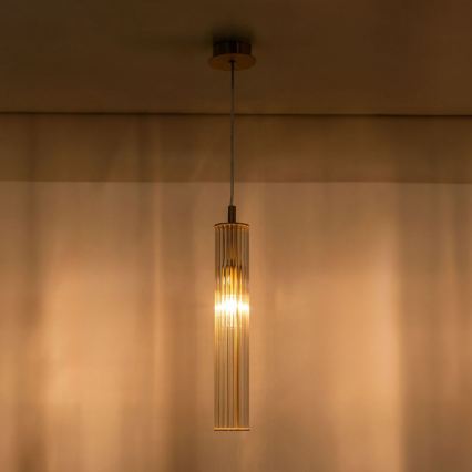 Zuma Line - Lustră pe cablu 1xE14/7W/230V aurie