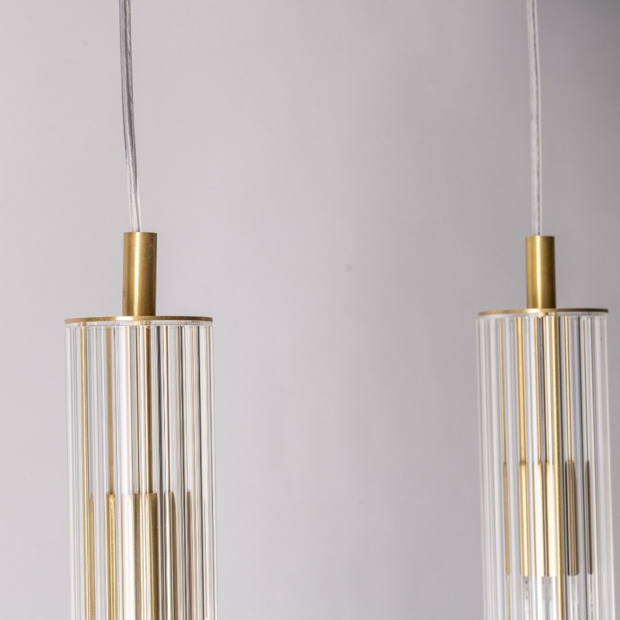 Zuma Line - Lustră suspendată pe cablu 4xE14/7W/230V, aurie