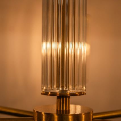 Zuma Line - Lustră pe tijă 7xE14/7W/230V auriu