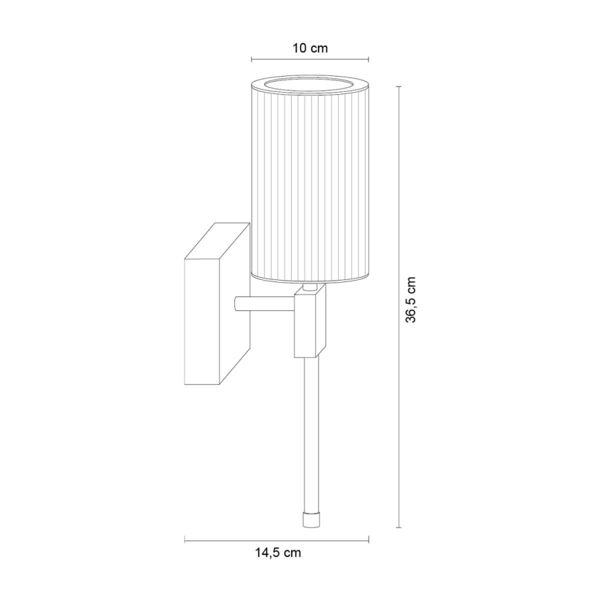 Zuma Line - Lampă de perete 1xE14/7W/230V, aurie