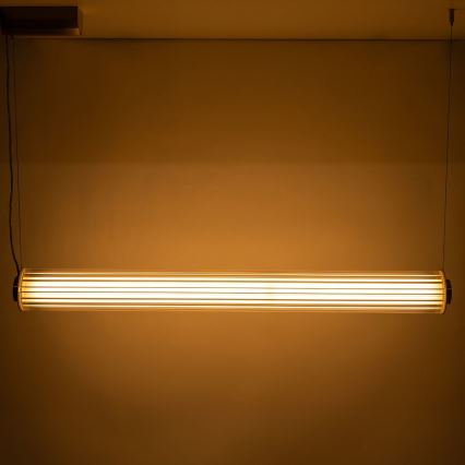 Zuma Line - Lustră LED dimabilă pe cablu LED/39W/230V 2700-6500K aurie + telecomandă