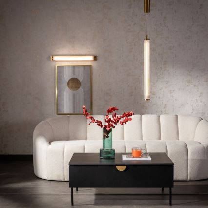 Zuma Line - Candelabru LED dimabil pe cablu, LED/26W/230V, 2700-6500K, auriu + telecomandă