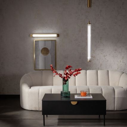 Zuma Line - Candelabru LED dimabil pe cablu, LED/26W/230V, 2700-6500K, auriu + telecomandă