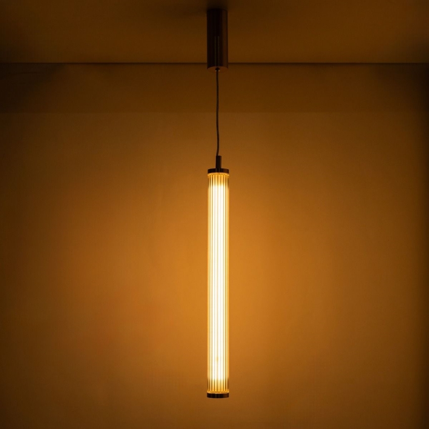 Zuma Line - Candelabru LED dimabil pe cablu, LED/26W/230V, 2700-6500K, auriu + telecomandă