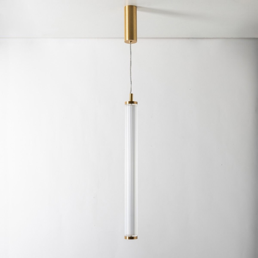 Zuma Line - Candelabru LED dimabil pe cablu, LED/26W/230V, 2700-6500K, auriu + telecomandă