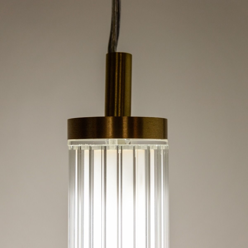 Zuma Line - Candelabru LED dimabil pe cablu, LED/26W/230V, 2700-6500K, auriu + telecomandă