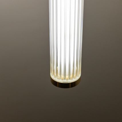 Zuma Line - Candelabru LED dimabil pe cablu, LED/26W/230V, 2700-6500K, auriu + telecomandă