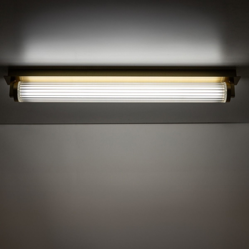 Zuma Line - Lampă de perete LED dimabilă, 26W/230V, 2700-6500K, auriu + telecomandă