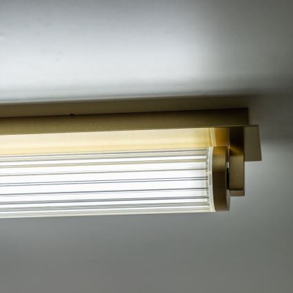 Zuma Line - Lampă de perete LED dimabilă, 26W/230V, 2700-6500K, auriu + telecomandă