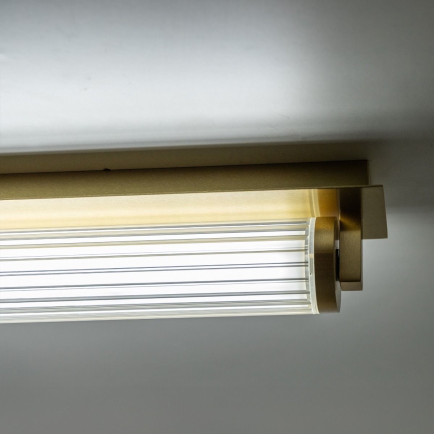Zuma Line - Lampă de perete LED dimabilă, 26W/230V, 2700-6500K, auriu + telecomandă