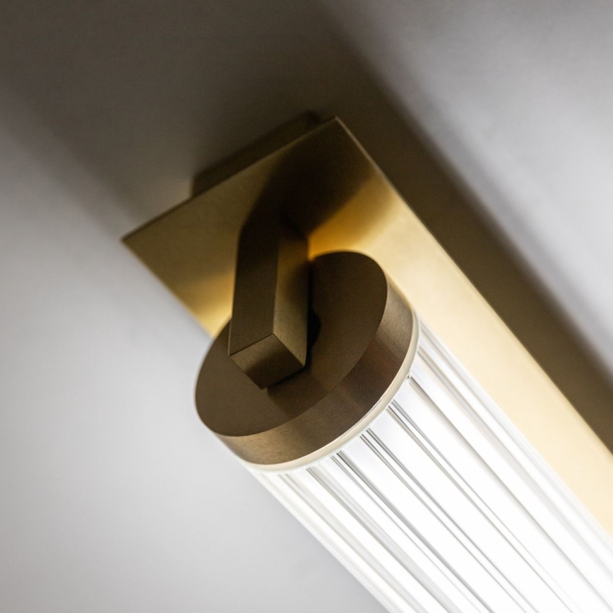 Zuma Line - Lampă de perete LED dimabilă, 26W/230V, 2700-6500K, auriu + telecomandă