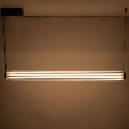 Zuma Line - Lustra LED dimabilă pe cablu LED/39W/230V 2700-6500K neagră + telecomandă