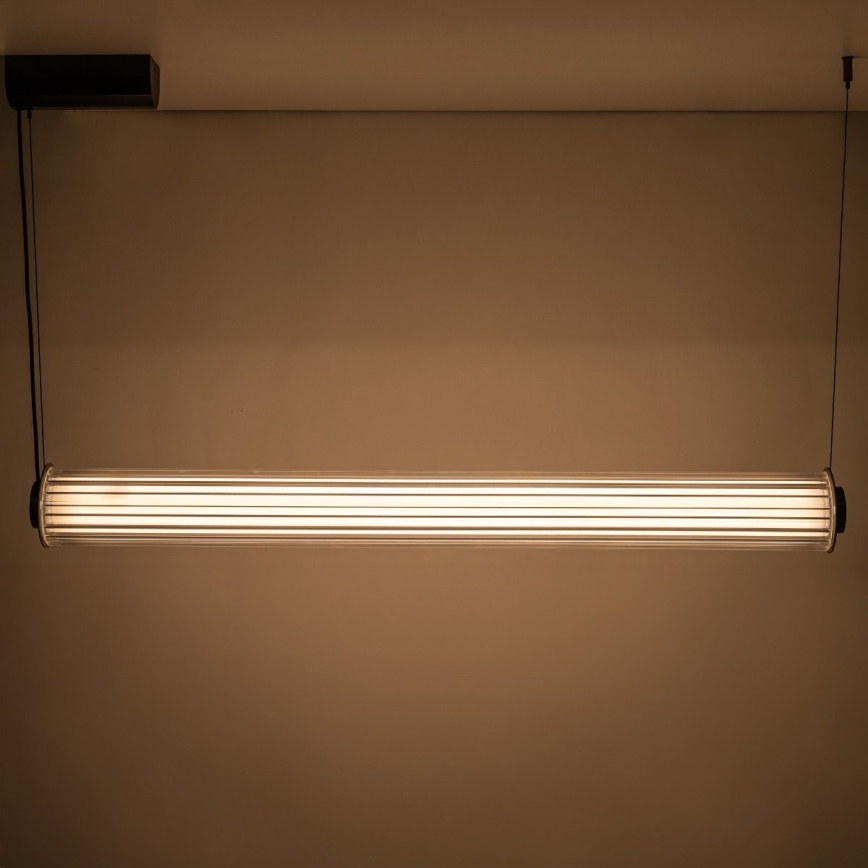 Zuma Line - Lustra LED dimabilă pe cablu LED/39W/230V 2700-6500K neagră + telecomandă