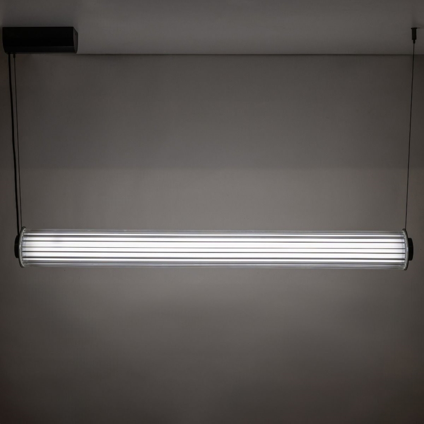 Zuma Line - Lustra LED dimabilă pe cablu LED/39W/230V 2700-6500K neagră + telecomandă