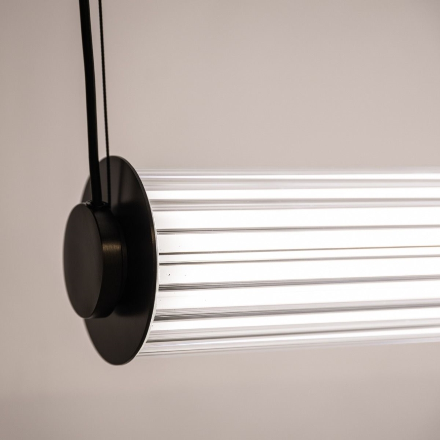 Zuma Line - Lustra LED dimabilă pe cablu LED/39W/230V 2700-6500K neagră + telecomandă