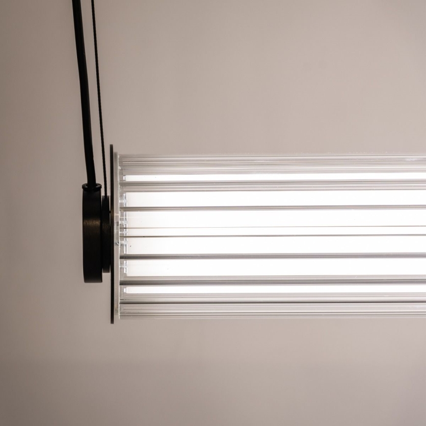 Zuma Line - Lustra LED dimabilă pe cablu LED/39W/230V 2700-6500K neagră + telecomandă