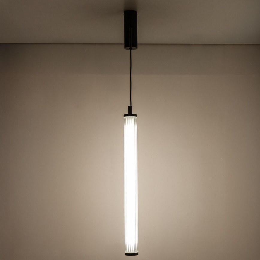 Zuma Line - Lustră LED dimerizabilă pe cablu LED/26W/230V 2700-6500K neagră + telecomandă