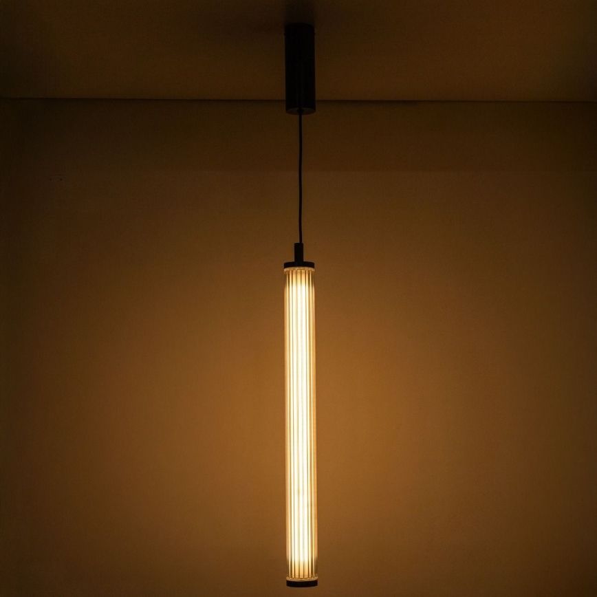 Zuma Line - Lustră LED dimerizabilă pe cablu LED/26W/230V 2700-6500K neagră + telecomandă