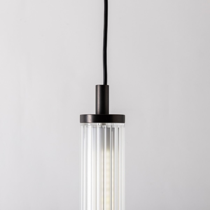 Zuma Line - Lustră LED dimerizabilă pe cablu LED/26W/230V 2700-6500K neagră + telecomandă