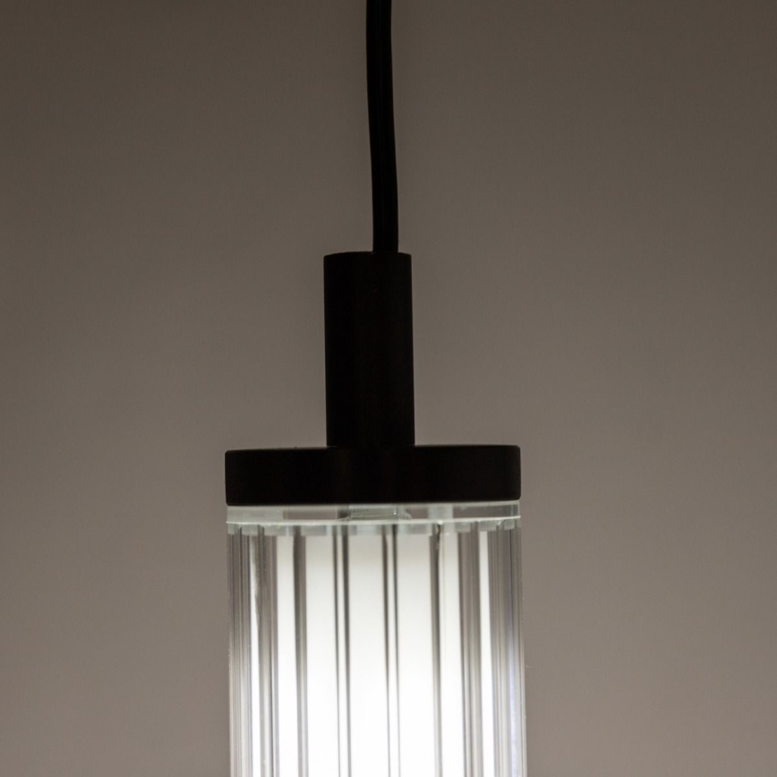 Zuma Line - Lustră LED dimerizabilă pe cablu LED/26W/230V 2700-6500K neagră + telecomandă