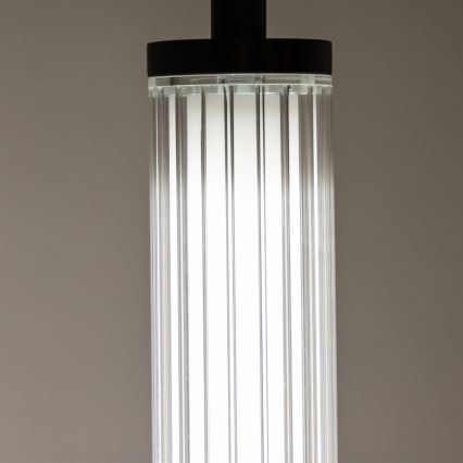 Zuma Line - Lustră LED dimerizabilă pe cablu LED/26W/230V 2700-6500K neagră + telecomandă