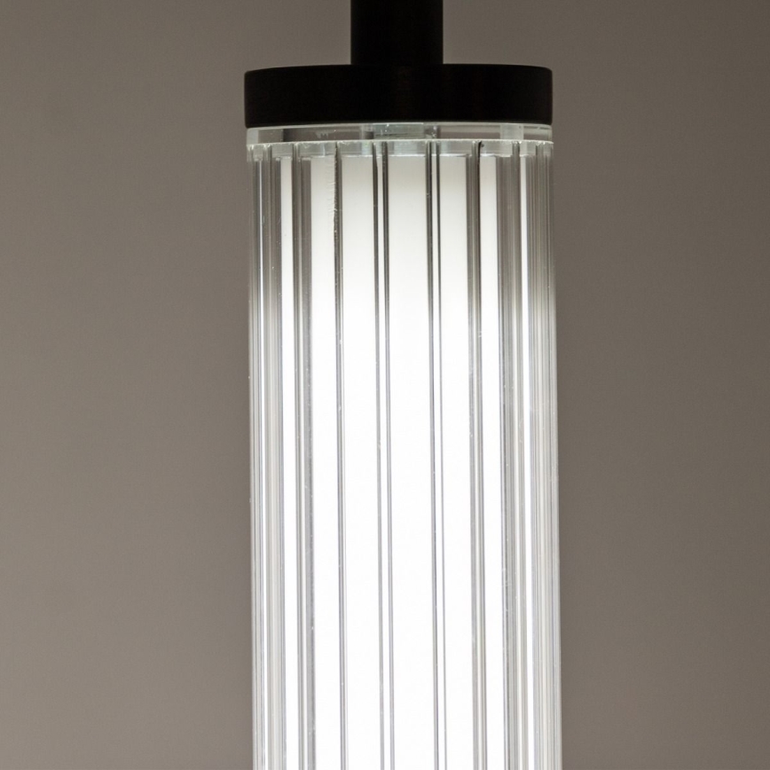 Zuma Line - Lustră LED dimerizabilă pe cablu LED/26W/230V 2700-6500K neagră + telecomandă