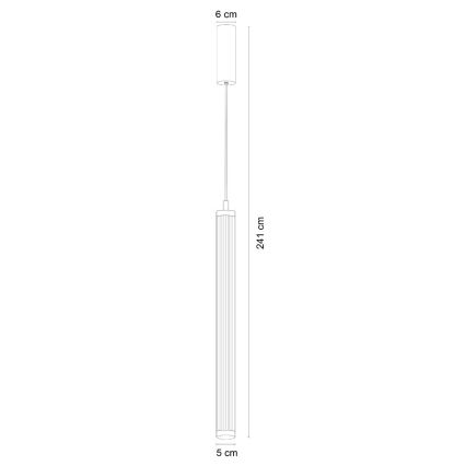 Zuma Line - Lustră LED dimerizabilă pe cablu LED/26W/230V 2700-6500K neagră + telecomandă