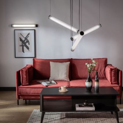 Zuma Line - Lustra LED dimabilă suspendată pe cablu LED/64W/230V 2700-6500K neagră + telecomandă
