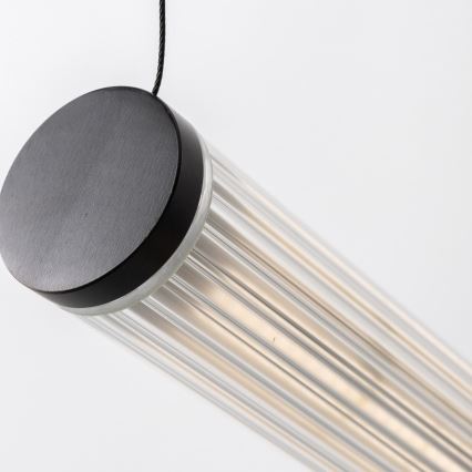 Zuma Line - Lustra LED dimabilă suspendată pe cablu LED/64W/230V 2700-6500K neagră + telecomandă