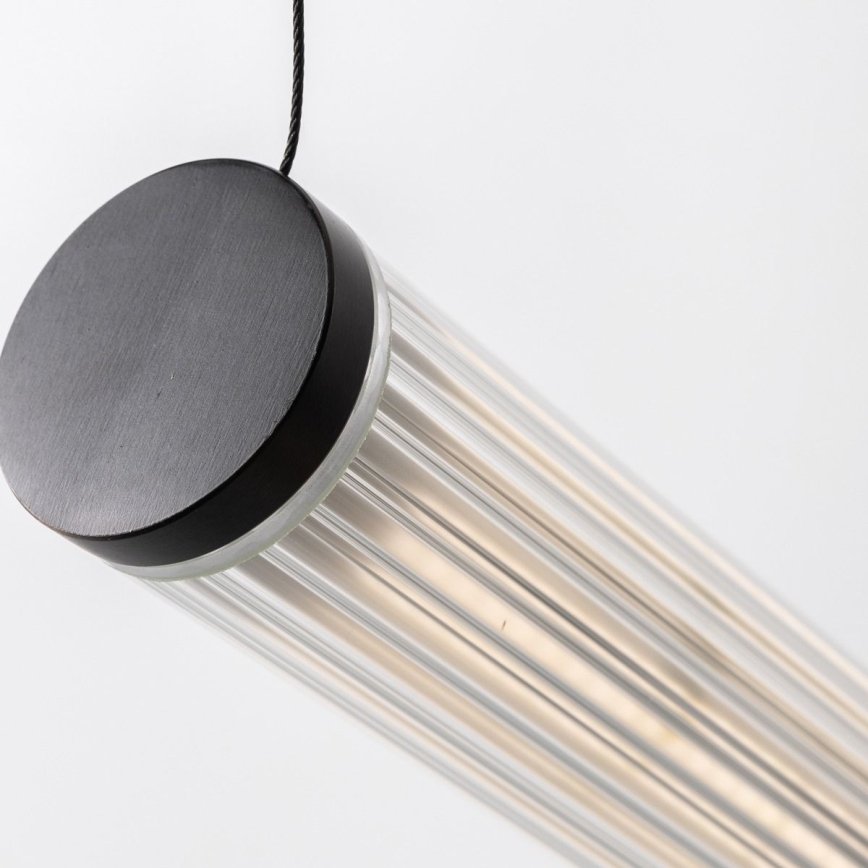 Zuma Line - Lustra LED dimabilă suspendată pe cablu LED/64W/230V 2700-6500K neagră + telecomandă