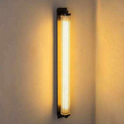Zuma Line - Aplica de perete LED dimabilă, 26W, 230V, 2700-6500K, neagră, cu telecomandă inclusă