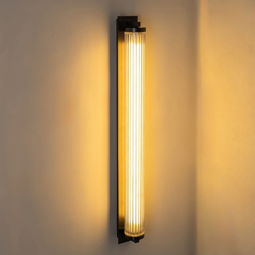 Zuma Line - Aplica de perete LED dimabilă, 26W, 230V, 2700-6500K, neagră, cu telecomandă inclusă