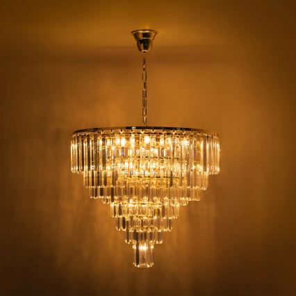 Zuma Line - Candelabru pe lanț 20xE14/40W/230V, auriu