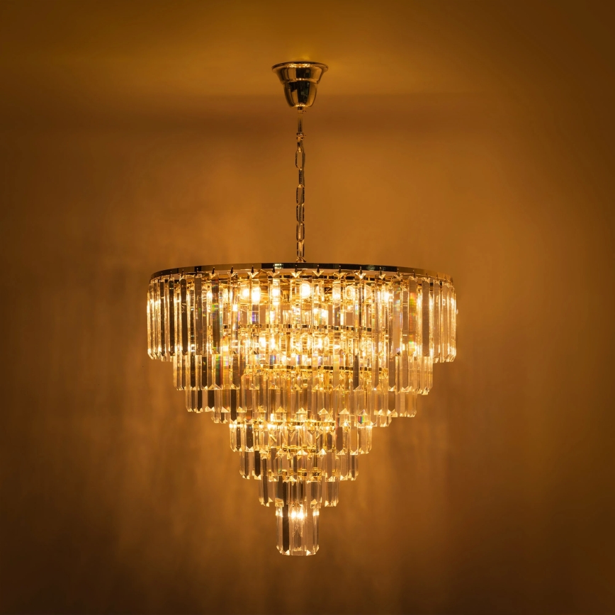 Zuma Line - Candelabru pe lanț 20xE14/40W/230V, auriu