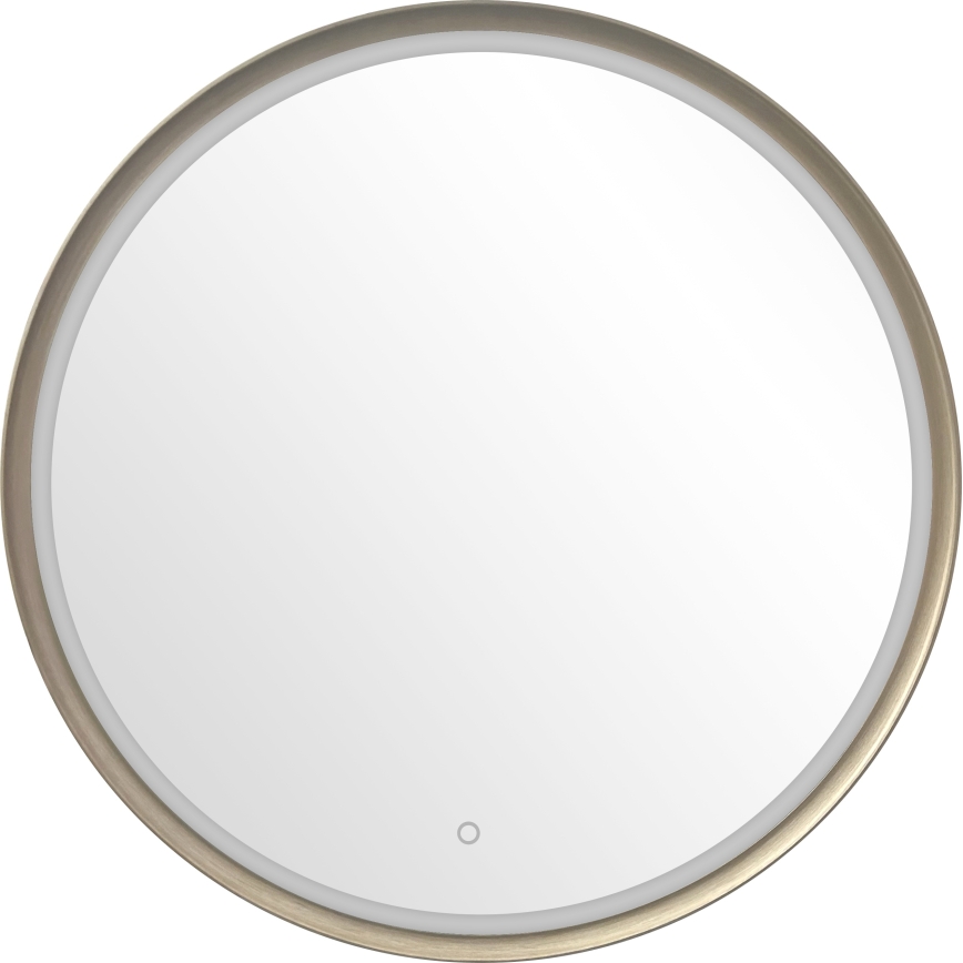 Zuma Line - Oglindă de perete pentru baie cu iluminare LED/36W/230V 3000/4000/6000K Ø 80 cm IP44 alamă