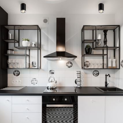 Zuma Line - Spot LED RGBW reglabil 1xGU10/6W/230V negru + telecomandă